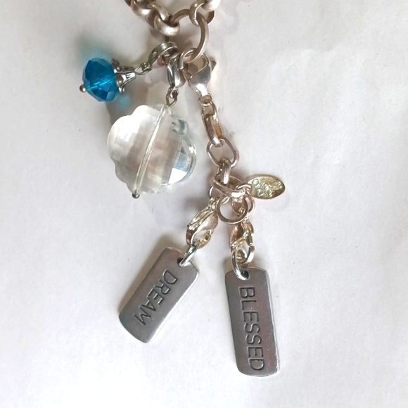 Origami Owl~ Silver chain link charm necklace 🩵💎 - Picture 2 of 4